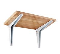 Shelf Brackets,2Pcs Shelf Brackets Triangle Shelf Brackets,Wall Mounted Shelve Corner Brace,Bearing Weight 50Kg Angle Shelf 90° L Shape/A