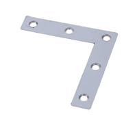 Shelf Brackets, 40Pcs Angle Plate Corner Brace Flat Repair Bracket L Shape 80Mm X & T 40Mm