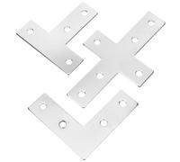Shelf Brackets, 4PCS Aluminum Connector Set L Shape Bracket Flat Shelf Corner T Brace Furniture