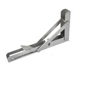 Shelf Brackets Adjustable Triangle Folding Angle Bracket 8''-20'' Heavy Duty Support Wall Mounted for Bench Table Shelf Furniture Hardware(16 Inch Stainless)