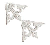 Shelf brackets, antique wall supports, wall mounts, shabby chic shelf consoles