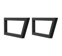 Shelf Brackets for Washbasin Shelf Support Shelving Bracket 2 pcs Steel vidaXL