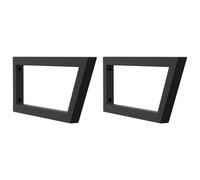 Shelf Brackets for Washbasin Shelf Support Shelving Bracket 2 pcs Steel vidaXL