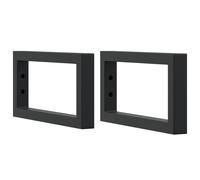 Shelf Brackets for Washbasin Shelf Support Shelving Bracket 2 pcs Steel vidaXL