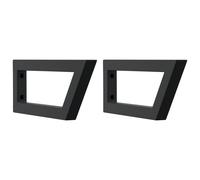 Shelf Brackets for Washbasin Shelf Support Shelving Bracket 2 pcs Steel vidaXL