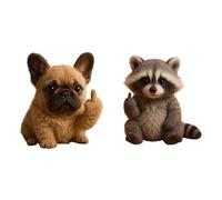Shelf Decorations,Bedroom Decorations Cute Plushies for Girls Funny Home Decor Accessories Living Room Soft And Cuddly Plush Dog Toy Middle Finger Stuffed Animals Ornaments Mens Room Decor