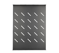 Shelf, Especially for Rack Cabinet 1U, Network Cabinet 19 Inches, Depth 600 mm, for Standing Cabinets, Easy Assembly, Passive Ventilated, Load Capacity up to 20 kg, for Server Cabinets and Server