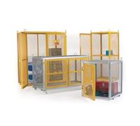 Shelf for Security Cage; 30 x 1370 x 680; Yellow