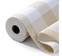 Shelf Liner for Kitchen Cabinets Non-Adhesive Drawer Liners Non-Slip Strong Grip Cabinet Liners Thickened Paper for Shelves, Dresser, Cupboard, Tool Box, Pantry, Bathroom Drawers Brown 17.5In x 10FT