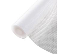 Shelf Liners, 2 Rolls Kitchen Drawer Liner, Cupboard Cabinet Shelf Protector, Waterproof & Oil-Proof Washable EVA BPA Free, Suitable for Kitchens Refrigerators Homes or Offices (Clear Dot/45 * 150cm)