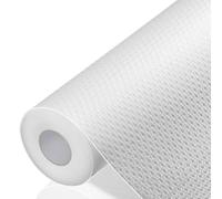 Shelf Liners for Kitchen Cabinet, Waterproof Drawer Liner, Refragerator Liner No Slip Cupboard Mats Non Adhesive EVA Place Mats Roll-Clear Dot 30W x 300L cm