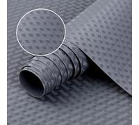 Shelf Liners for Kitchen Cabinets Refrigerator Liners, Origuuds Shelf Liners,Non-Adhesive Drawer Liner, Waterproof&Oil-Proof Kitchen Cupboard Liner,EVA Material Fridge Liner Mats,Gray 11.8 x 59 Inches