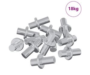 Shelf Peg Plain Silver Steel Accessory Shelving Support Hardware Modern vidaXL