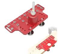 Shelf Pin Jig & 35mm Hinge Jig Two-in-One, Shelf Pin Drilling Jig with 5mm and 1/4" Drill Bits, Cabinet Hinge Jig Drilling Hole Puncher Boring Hole Drill Guide