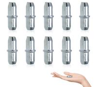 Shelf Pins Shelf Support Pegs, 10 Pcs Shelf Supports Pins 5mm Studs Push in Stainless Steel Cupboard Shelf Pegs Kitchen Cupboard Shelf Supports for Shelves Cabinets Brackets Office Furniture Kitchen