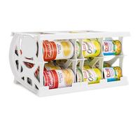 Shelf Reliance Cansolidator Pantry Can Organizer,Soup and vegetable can storage,FIFO Food Rotation,Can Rack,Can Goods Pantry Storage,Adjustable Food Storage,Pantry Can Holder,Holds up to 40 Cans