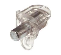 Shelf support Studs PEG plug in for Ø 5 mm hole 60 kg load carrying capacity Pack of 12