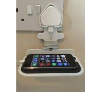 SHELFY. Mobile phone wall shelf/holder/rack/cradle/charging station + wire tidy tidy FOR YOUR iPHONE when charging.