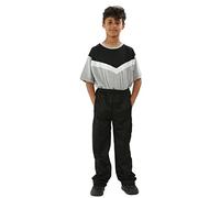 shelikes Kids Boys Girls Tracksuit Bottoms Joggers Jogging Striped Gym Sports Silky Pants Trousers