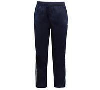 shelikes Kids Boys Girls Tracksuit Bottoms Joggers Jogging Striped Gym Sports Silky Pants Trousers[NAVY 5/6 YEARS]