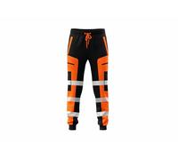 shelikes Mens Hi Vis Trousers High Viz Work Joggers Reflective Safety Workwear High Visibility Tracksuit Bottoms Construction Work Pants