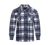 shelikes Mens Womens Shirts Fleece Padded Lumberjacket Sherpa Fur Lined Lumberjack Hooded Quilted Thermal Check Shirt