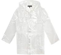 shelikes Women’s Raincoat Transparent Waterproof Rain Mac Jacket Clear Lightweight Raincoats with Hood & Pockets for Camping Outdoor Events & Travel