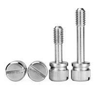 SHELIZI 304 Stainless Steel Knurled Thumb Screws - Waisted Shank Design - Metric Sizes M3/M4/M5/M6/M8 for Industrial Assembly 20pcs M8*30