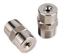 SHELIZI Stainless Steel Conical Nozzle, 1/8" - 1/2" BSPT Thread - Industrial Humidification, Dust Removal & Cooling 10Pcs 1/2 BSPT SS Cone Nozzle, 1.2mm/0.047" Orifice