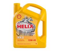 Shell 550039863 Helix Hx5 15W-40 5Ltr Passenger Car Motor Oil 3 Pack