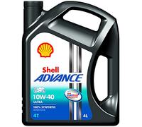 Shell Advance 4T Ultra 10W-40, 4 Litre