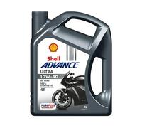 SHELL ADVANCE 4T ULTRA 10W40 MOTORBIKE OIL - FULLY SYNTHETIC SP MA2 (550076220)