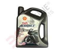 Shell Advance 4T Ultra 10W40 Synthetic 4 Stroke Motorcycle engine oil 4L