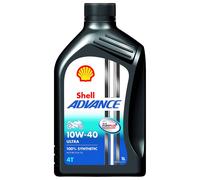 Shell Advance AX7 4-Stroke 10W-40 Motorcycle Engine Oil 1L 1L