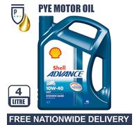 Shell Advance AX7 10W-40 10W40 4T Four Stroke Motorcycle Engine Oil 4 Litre