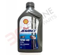 Royal Dutch Shell Lubricants 550044447 Shell Advance 4T Ultra 10w/40 Synthetic Motorcycle Oil