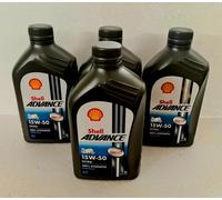Shell Advance Ultra 4T 15W-50 Fully Synthetic Motorcycle Oil 4 Litre 4L FAST P&P