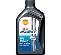 Shell Advance Ultra 4T Synthetic Lubricant Oil 1L 5W40
