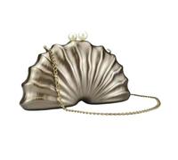 Shell Bag Shell Half Room Beaded Bag Box Clutches Party Evening Purse Women Shoulder Travel Beach Mini Summer Handbags(Color 5)