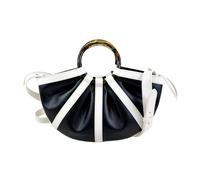 Shell Bicolor Handbag- female- Coccinelle- Handbags- Black- ONE SIZE- Bags ONE SIZE