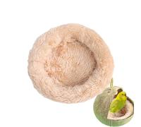 Shell Bird Nest | Warm Bird House with Cotton for Parakeet, Bird Loves Comfortable Accessories to the Bird Cage for Small Parrots Sleeping, Hiding and Kennel