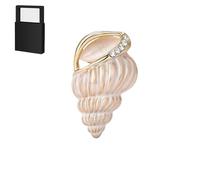 Shell brooch,Ladies' Brooch, for Dress, Shirt, or Suit, Great Gift for Women, Comes with Gift Box (B)