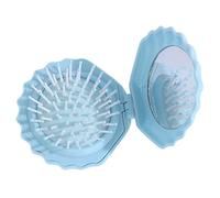 Shell Brush | Shell Shape Travel Hair Brush | Comb Girls Home Daily Outdoor Pool Gym User-friendly Concept and Mobile BA Makeup Mirror and Head Massage Comb for Bathroom Travel Outdoor