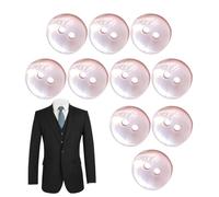 Shell Button - 10 Pieces Turtle Shell Buttons | Craft Clothing Decorations, Round 2 Hole River Cardigan, Bead, Knitting, Crochet, Handmade DIY Costumes