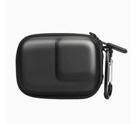 Shell Case for Go Pro,Rugged Hard Compact Travel Camear Storage Organiser with Carabiner Clip,Protective Bag for Insta360/DJI Mini 4 Pro/Kids Camera DJI Action 5 Pro/4/3 & Hero 13 Accessories Black