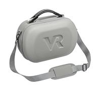 Shell Case for Meta Quest 2 / Meta Quest Pro All-in-One VR Gaming Headset and Touch Controller, Portable Travel Case Storage Bag with Shoulder Strap (Meta Quest 2 / Meta Quest Pro, Grey)