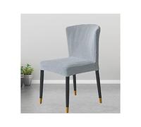 Shell Chair Covers for Dining Rooms with Curved Back Set of 2/4, Curved Slip Covers for Counter Height Bar Stools, Arc Shaped Dining Room Chair Cover