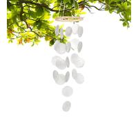 Shell Chimes | Coastal Windchime | Soothing Sounds Hangable Decoration Boho For Summer Coastal Home Beach Patio Porch