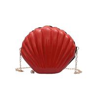Shell Clutch Bag Women Shoulder Handbags Shell Bag Chain Cute Sequins Small Bag Phone Money Pouch Zipper Crossbody Bags for Women