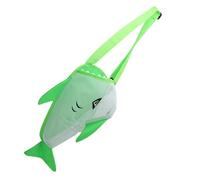 Shell Collecting Bag | Shark Design Cartoon Mesh Tote | Beach Foldable Sea Shell Bags | for Kids Girl Boy Sand Toy Summer Vacation Pool Travel Swim